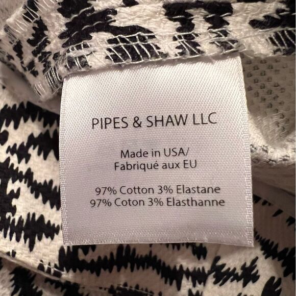 Veronica Beard Midi Seamed Pencil‎ Skirt Womens 12 Black White Tiger Print - Picture 6 of 11